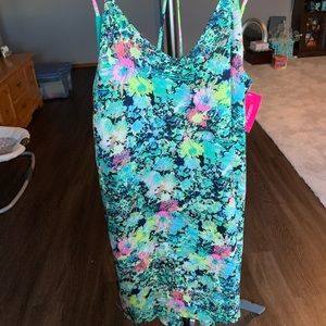NWT! Xhilaration Teal Floral Dress